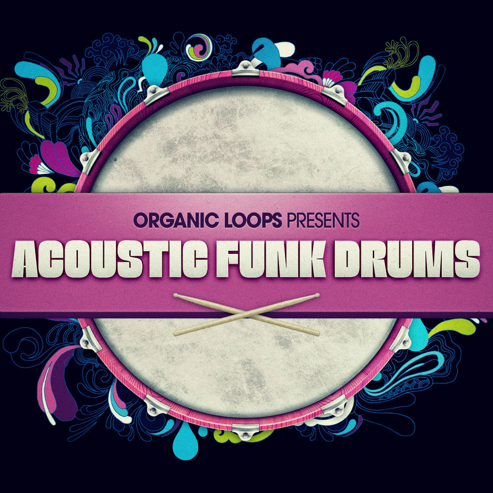Acoustic Funk Drums - живые акустические сэмплы барабанов